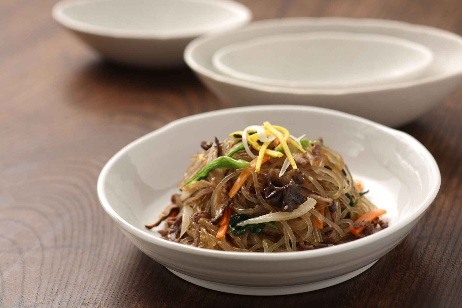 Vegan Japchae – Korean Glass Noodles
